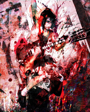 AC/DC Art - Hard Rock Painting