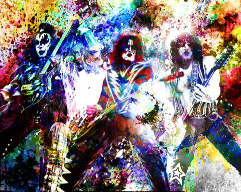 KISS Art - Gene Simmons, Tommy Thayer, Paul Stanley