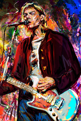 Kurt Cobain Art - Nirvana