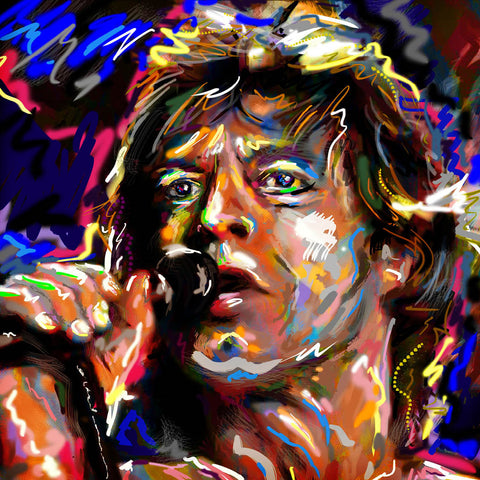 Mick Jagger Art - Rolling Stones
