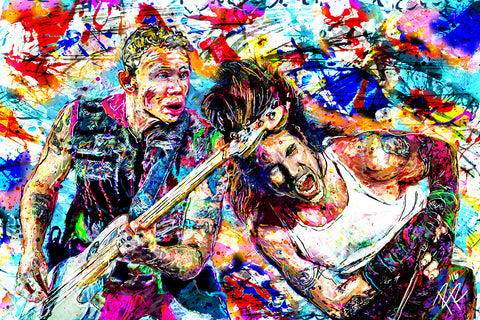 Red Hot Chili Peppers Art
